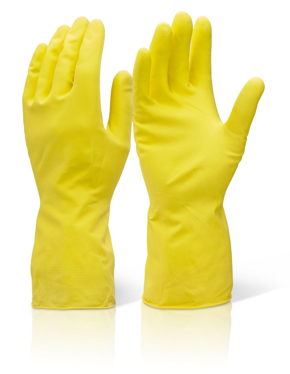 Household Medium Weight Gloves Yellow