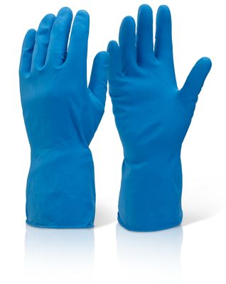 Household Medium Weight Gloves Blue