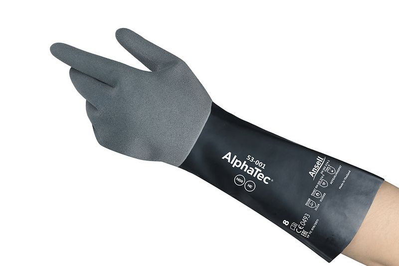 Ansell Alphatec 53-001 Gauntlet Gloves