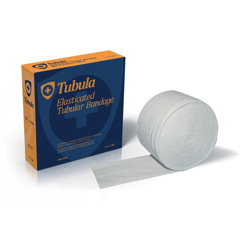 Blue Dot Tubular Bandage Size E 10M Blue