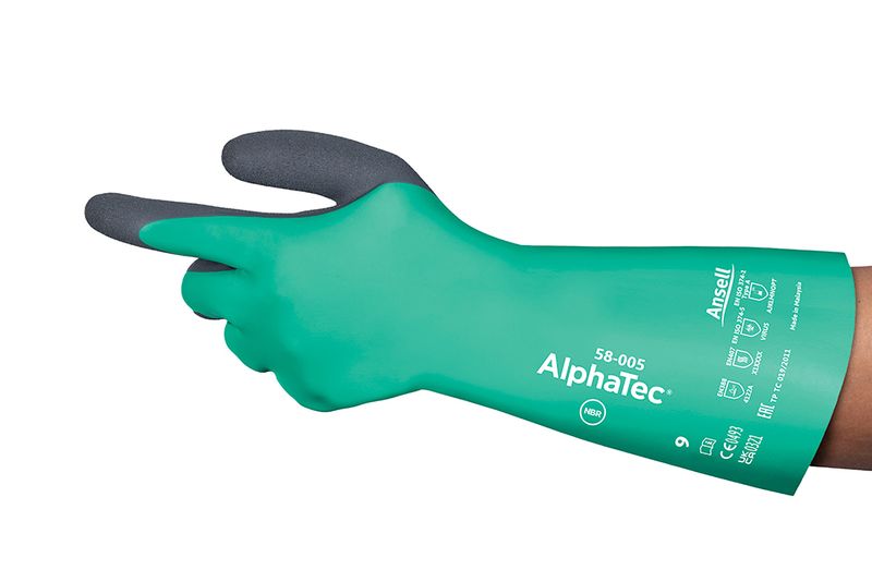 Ansell Alphatec 58-005 Gauntlet Glove (Pack of 6)