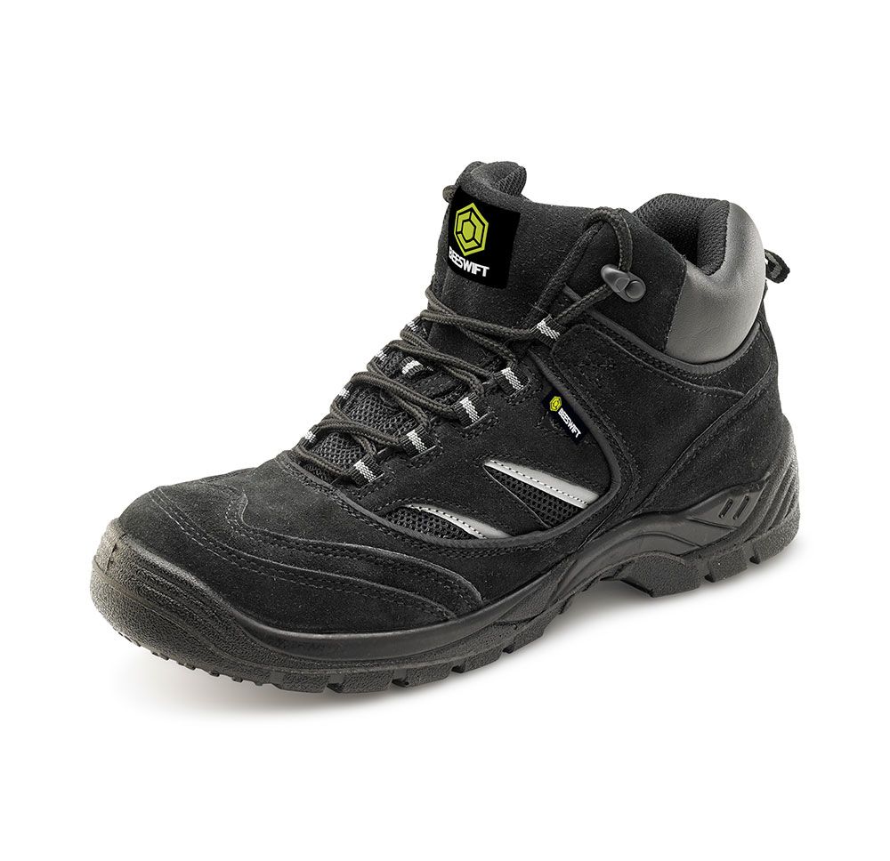 Safety Trainer Boot Black