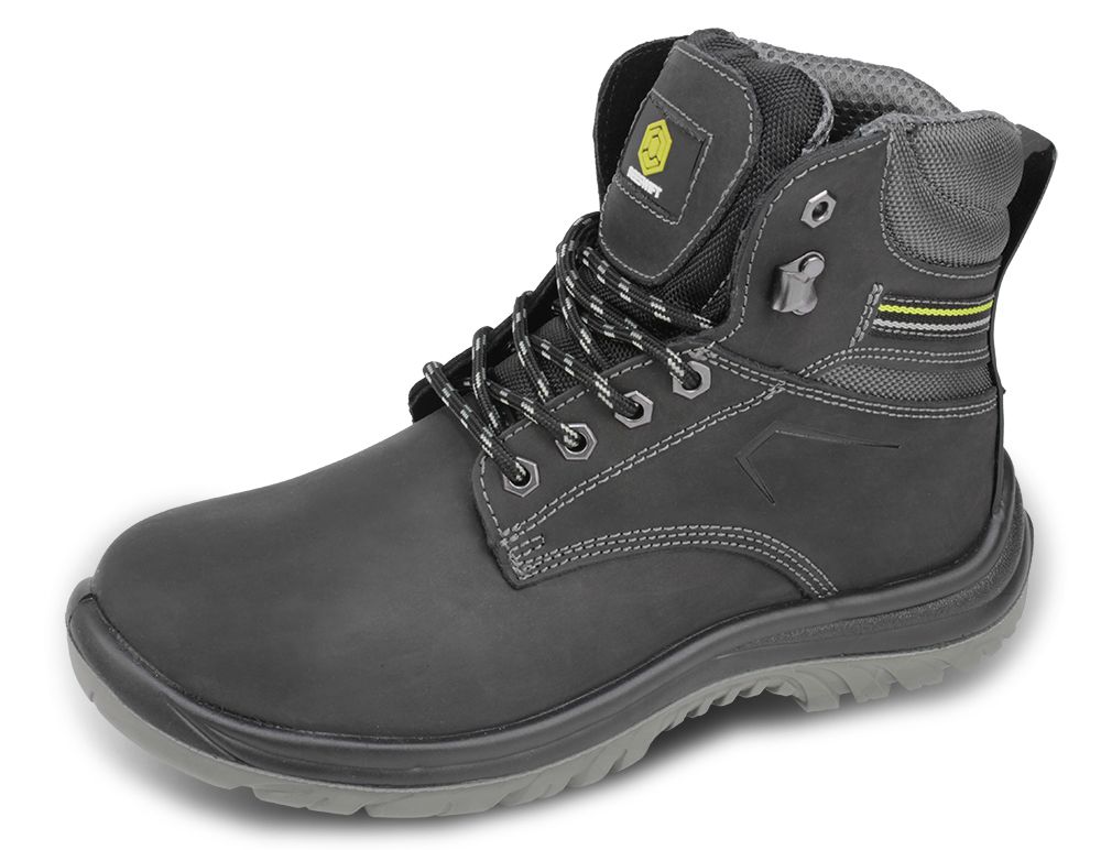 Steel Toe Cap Ankle Boot Black