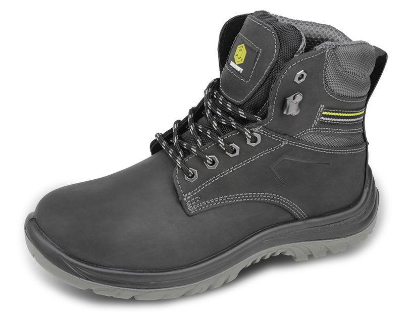 Steel Toe Cap Ankle Boot Black