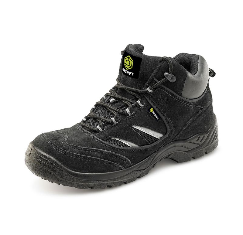 Safety Trainer Boot Black