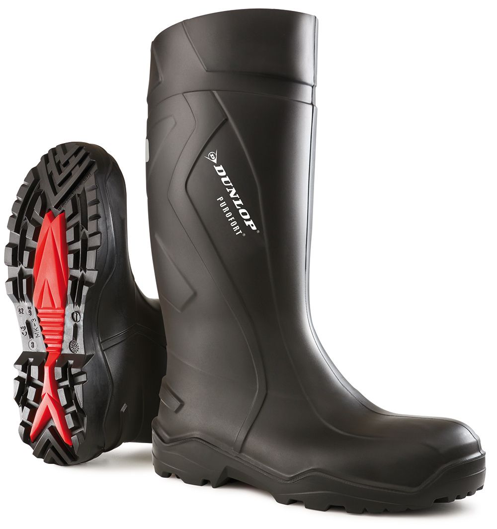Dunlop Purofort +Full Safety Wellingtons Black
