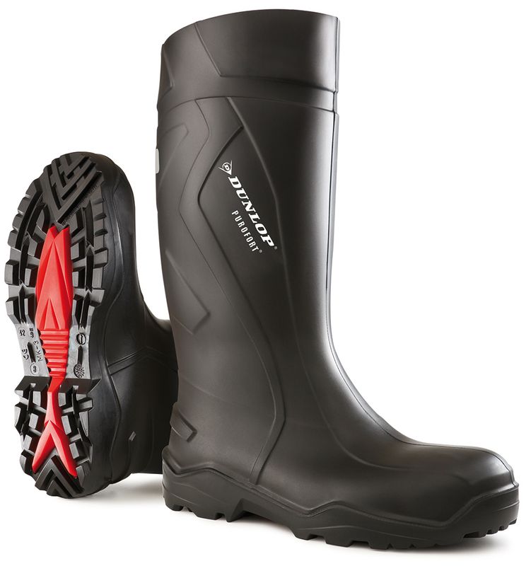 Dunlop Purofort +Full Safety Wellingtons Black