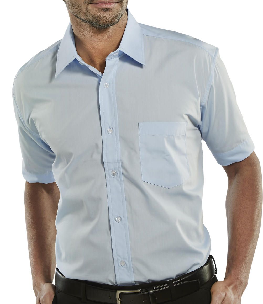 Classic Shirt Short Sleeve Blue