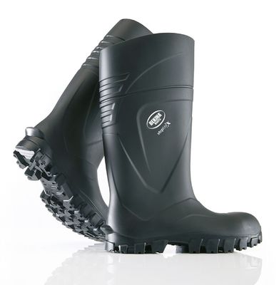 Bekina Steplite X Solid Grip Full Safety Non Metalic Wellingtons S5 Black