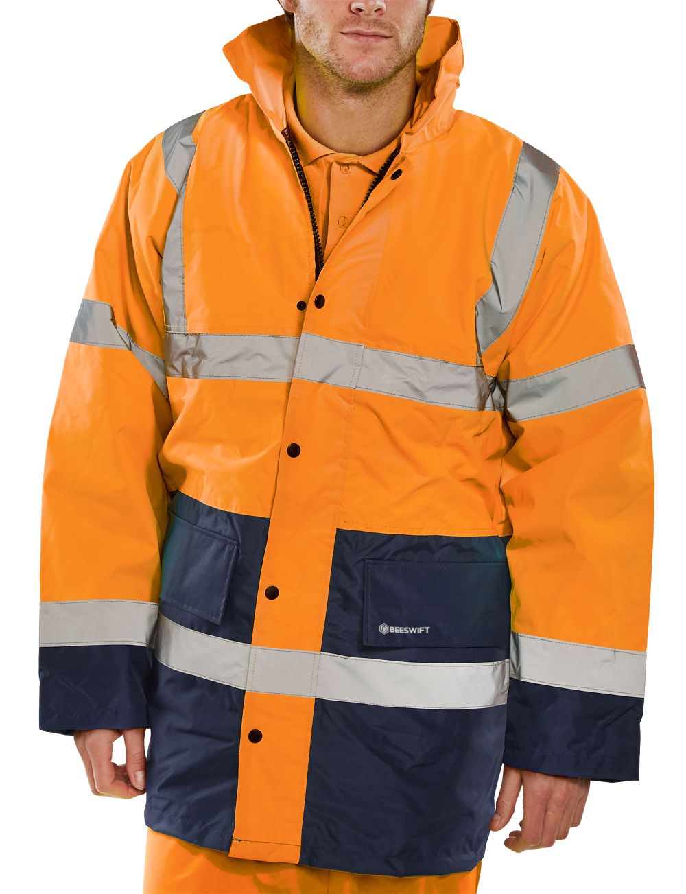 Hi-Vis Fleece Lined Traffic Jacket