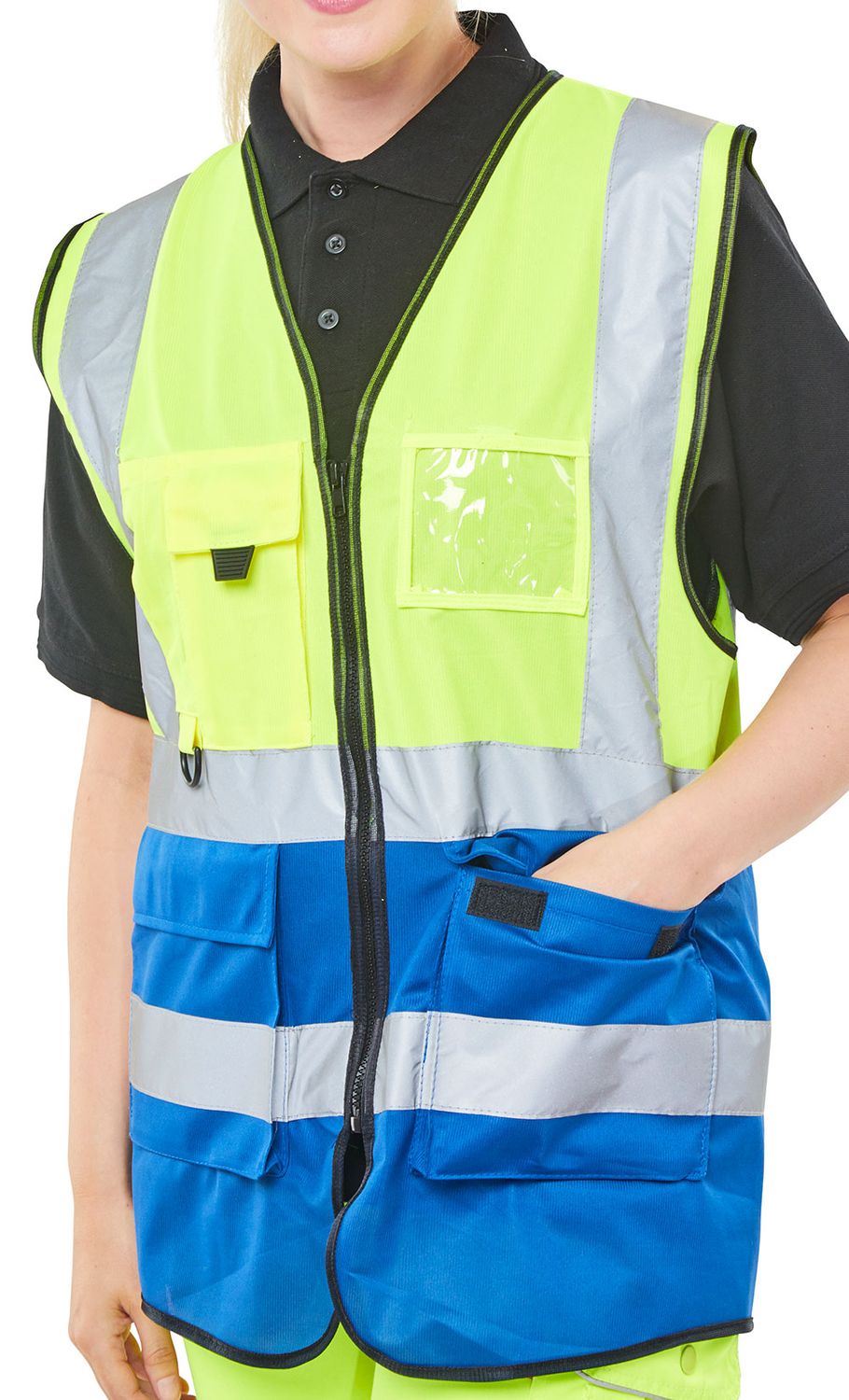 Hi-Vis Two Tone Executive ID Vest Saturn
