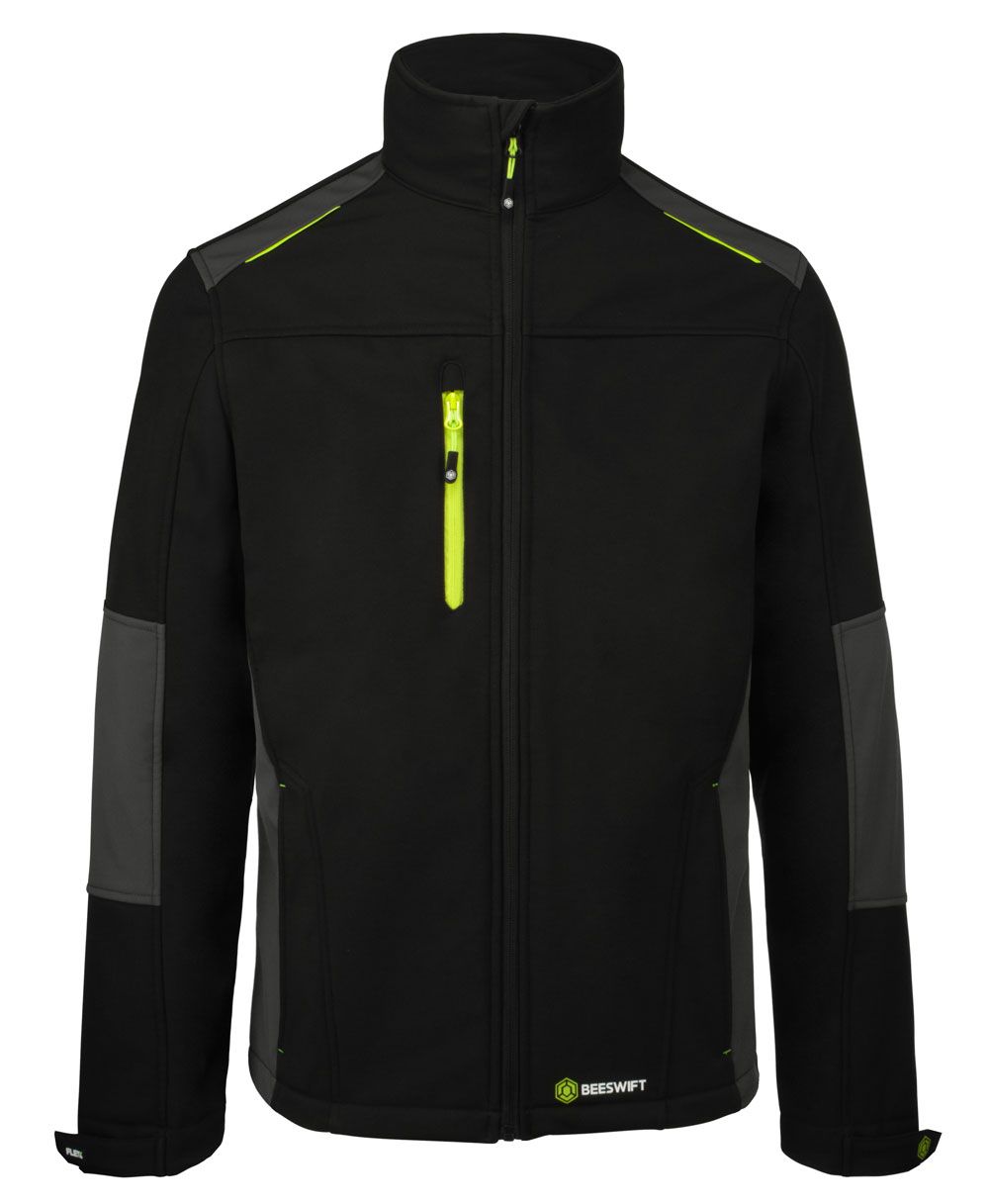 Flex Softshell Jacket Two-Tone Black