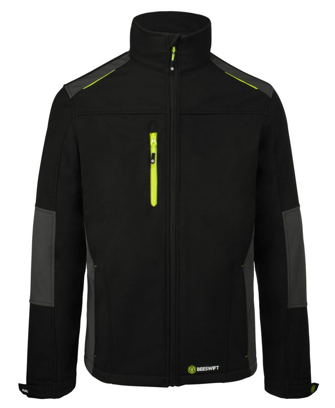 Flex Softshell Jacket Two-Tone Black