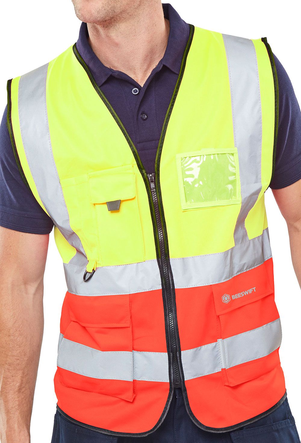 Hi-Vis Two Tone Executive ID Vest Saturn