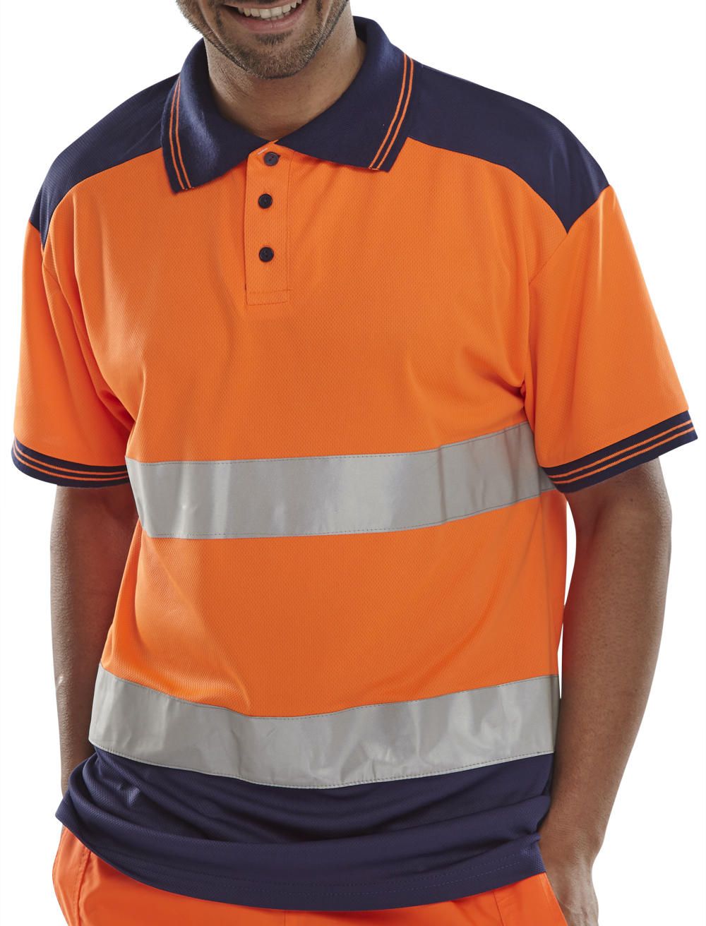 Hi-Vis Two-Tone Polo Shirt