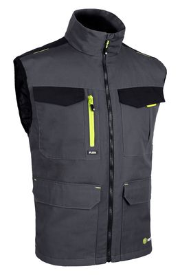 Flex Workwear Gilet Two-Tone Black