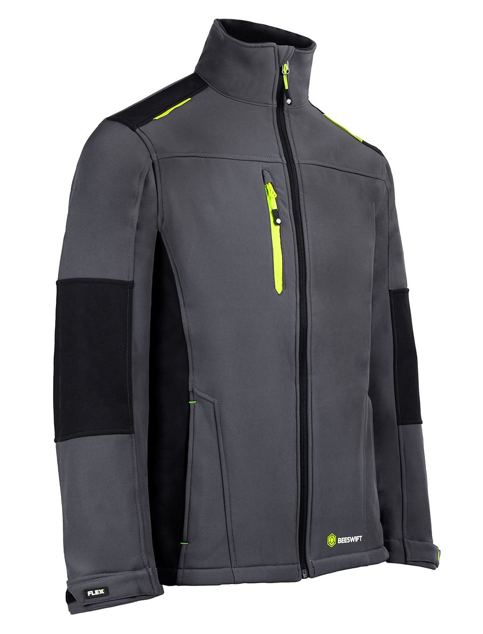 Flex Softshell Jacket Two-Tone Black