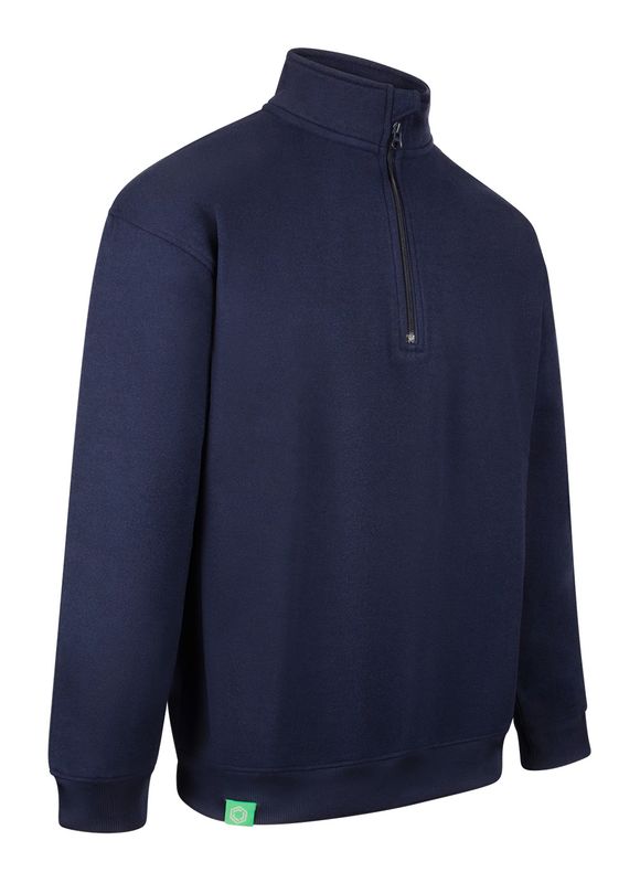 Envirowear Recyclable Quarter Zip Sweatshirt Navy