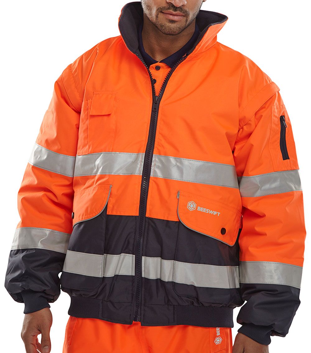 Two-Tone Hi-Vis Europa Bomber Jacket