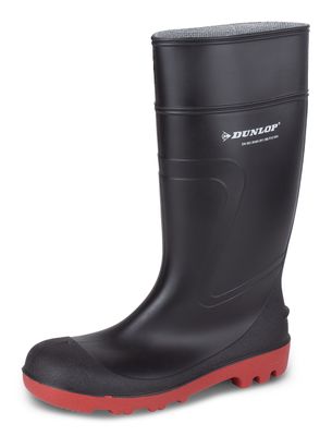 Dunlop Warwick Full Safety Wellington Black