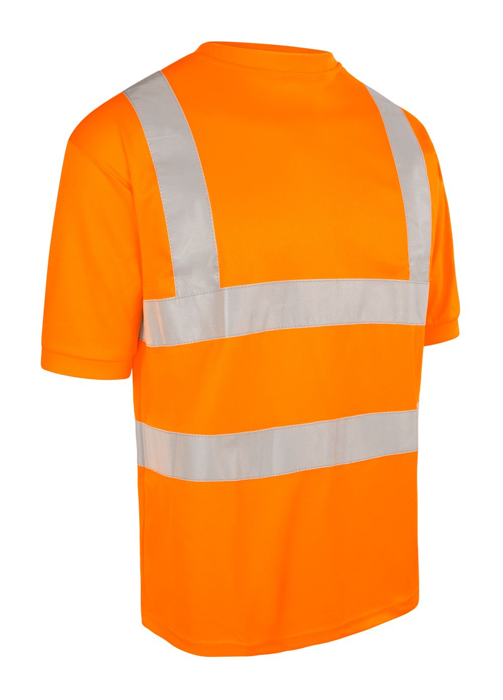 Crew Neck Hi-Vis Short Sleeve T-Shirt Orange