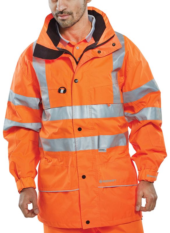 Carnoustie Hi-Vis Jacket Orange