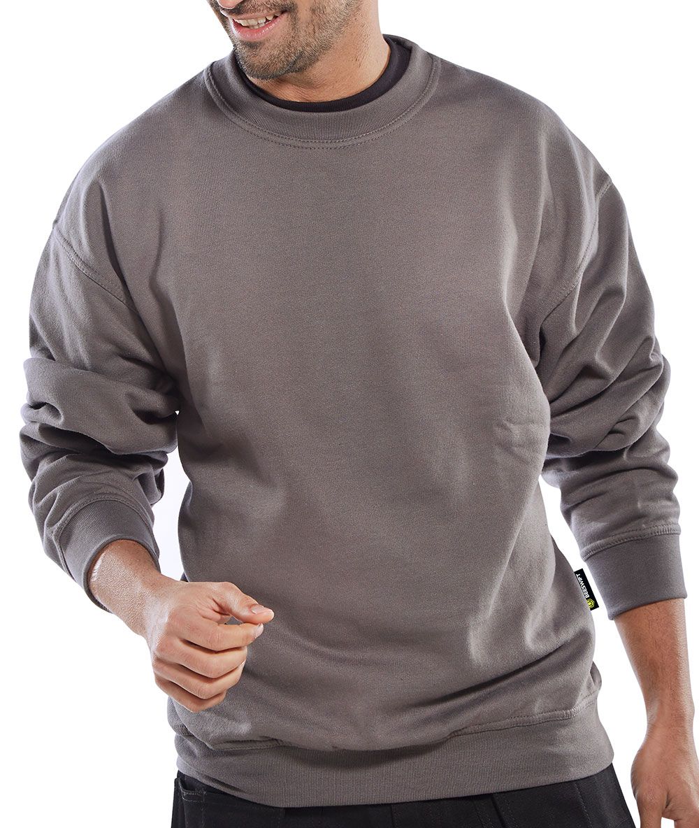 Polycotton Sweatshirt Grey