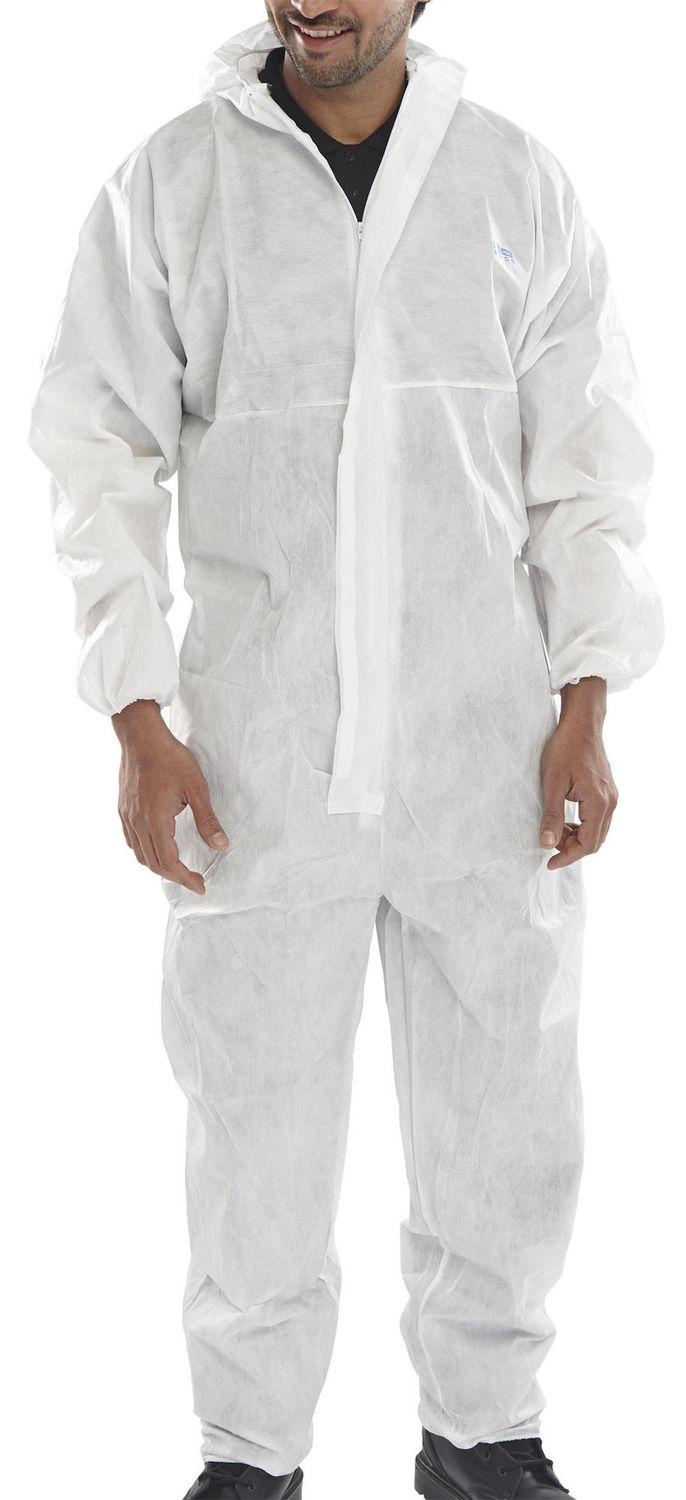 Disposable Coverall Microporous Type 5/6 White (Pack of 20)