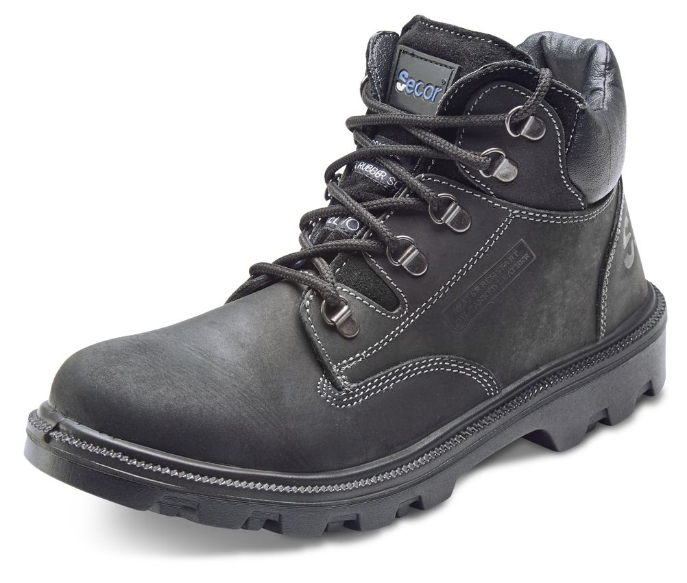 Sherpa Dual Density Pu/Rubber Mid Cut Boot Black