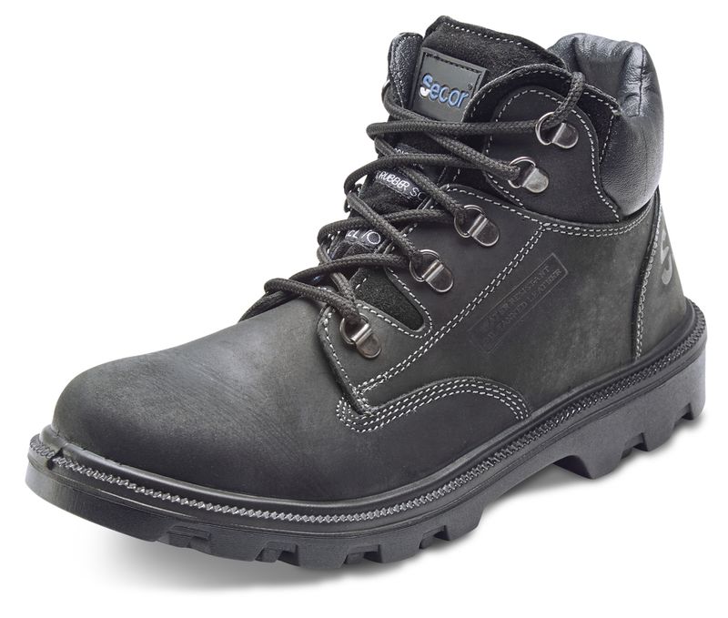 Sherpa Dual Density Pu/Rubber Mid Cut Boot Black