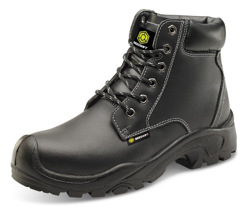 6 Eyelet Pur Boot S3 Black