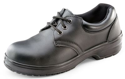 Ladies Tie Shoe Black