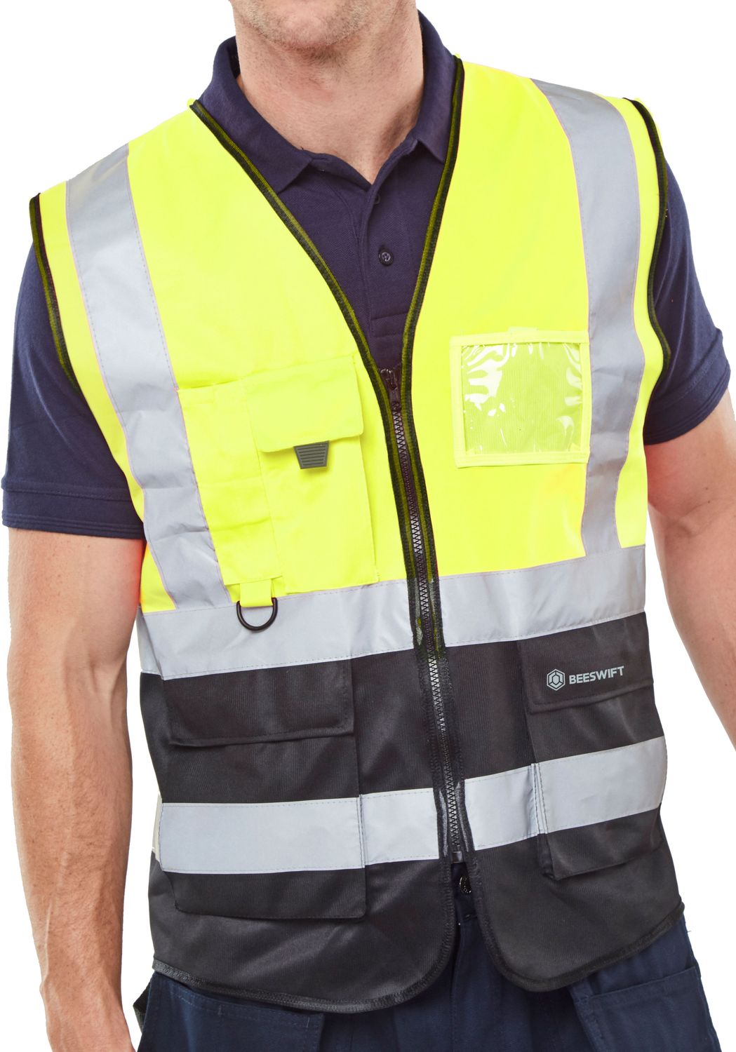 Hi-Vis Two Tone Executive ID Vest Saturn