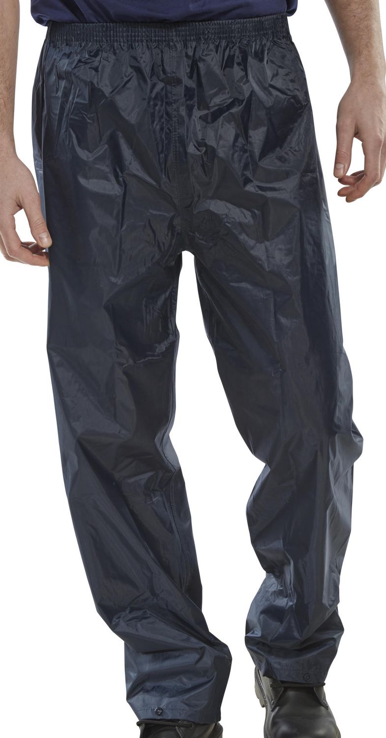 Nylon Trousers Navy