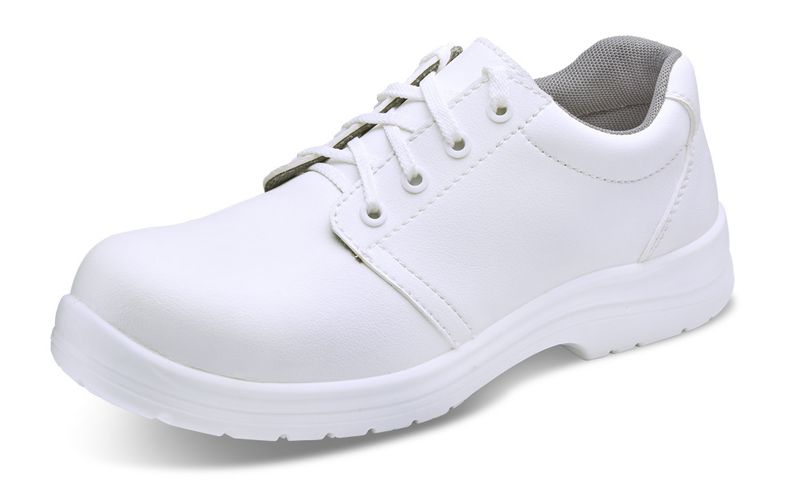 Micro-Fibre Tie Shoe S2 (White)