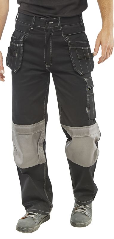 Kington Multi Pocket Trousers (Black)