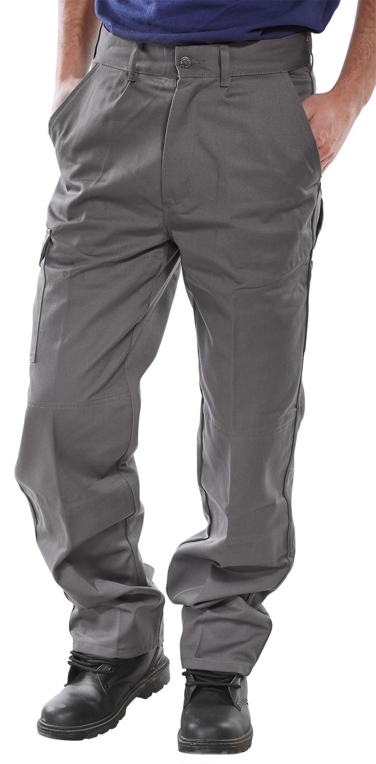 Heavyweight Drivers Trousers (Grey)