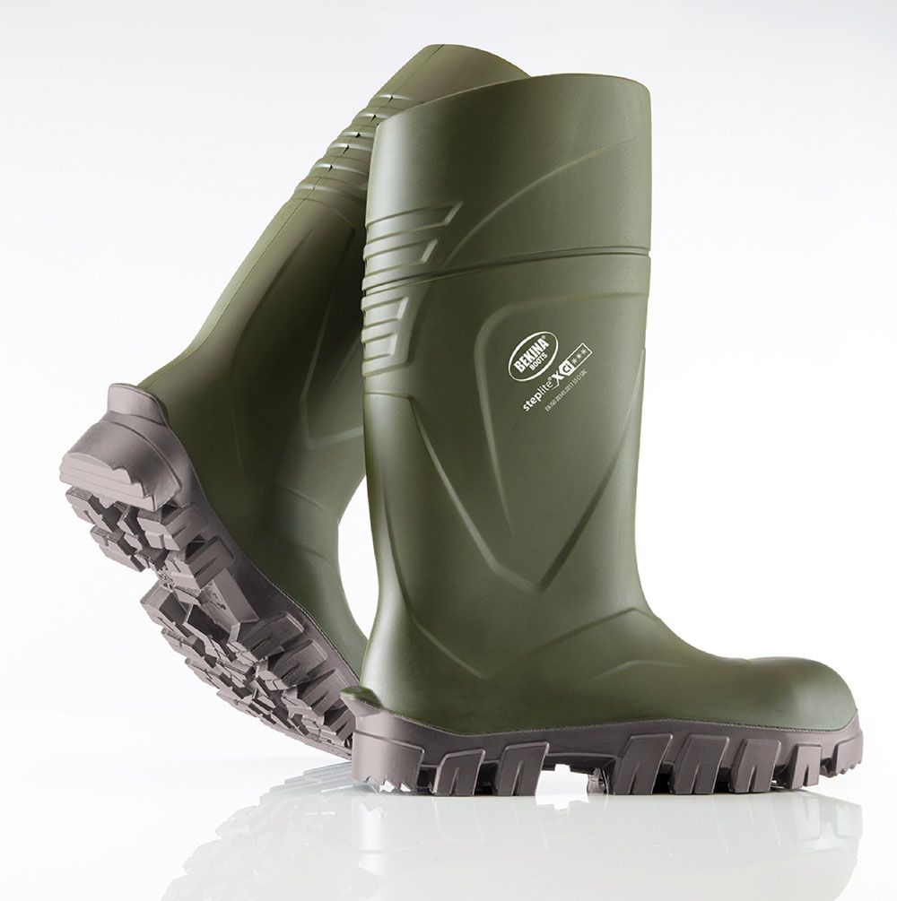 Bekina Steplite X Thermoprotec Full Safety Non Metalic Wellingtons S5 (Green)