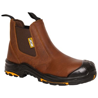 JCB Workwear Dealer Boot S3 HRO SRC (Tan)