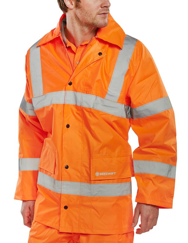 Hi-Vis Lightweight Jacket (Orange)