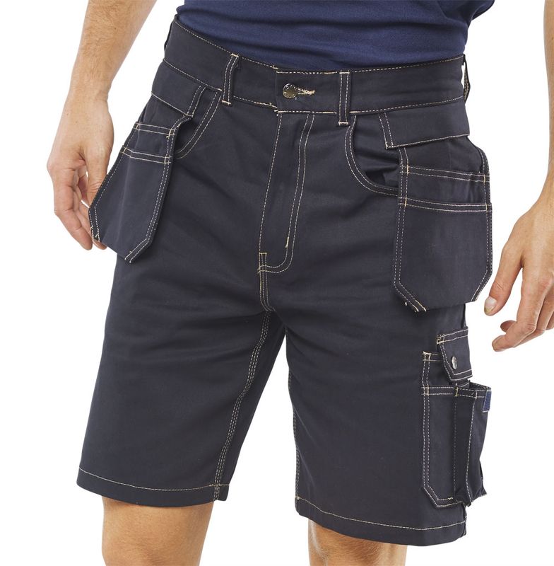 Grantham Multi-Purpose Pocket Shorts (Navy Blue)