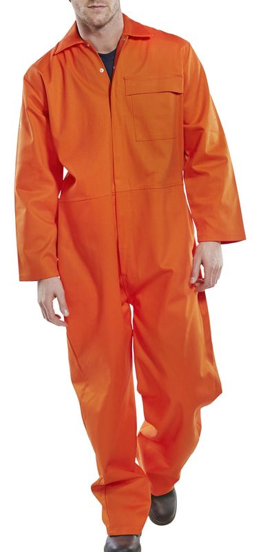 Fire Retardant Boilersuit (Orange)