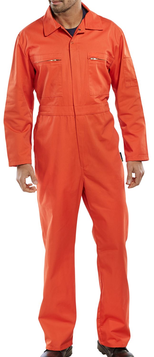 Heavyweight Boilersuit (Orange)