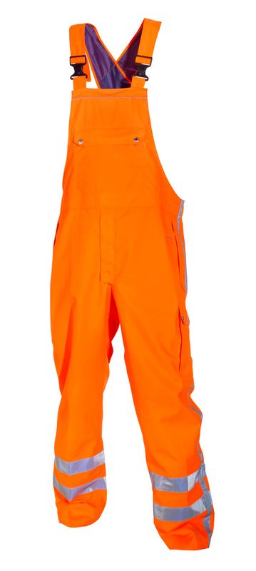 Hydrowear Utting SNS Hi-Vis Waterproof Bib & Brace (Orange)