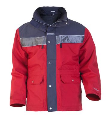 Kiel SNS Waterproof Parka (Red/Grey)