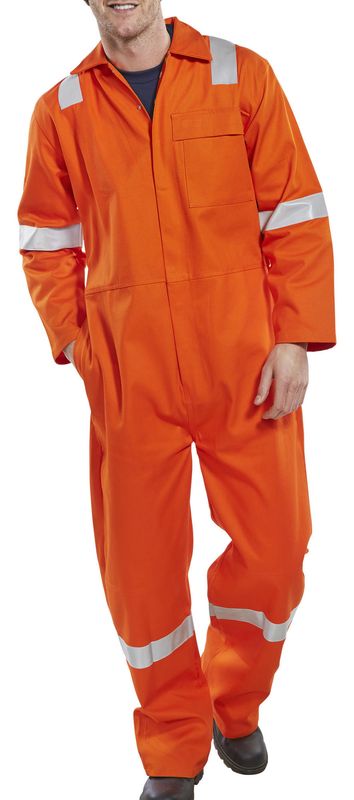 Nordic Design Fire Retardant Boilersuit (Orange)