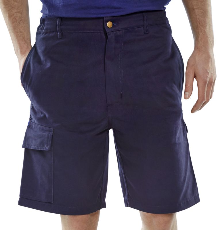 Cargo Pocket Shorts (Navy Blue)