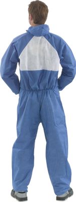 3M 4530 Flame Spread Retardant SR Disposable Coverall (Blue/White)