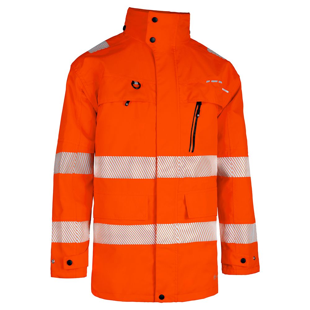 Deltic Hi-Vis Ripstop Rail  Jacket (Orange)