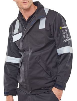 Arc Compliant Woven Jacket (Navy Blue)